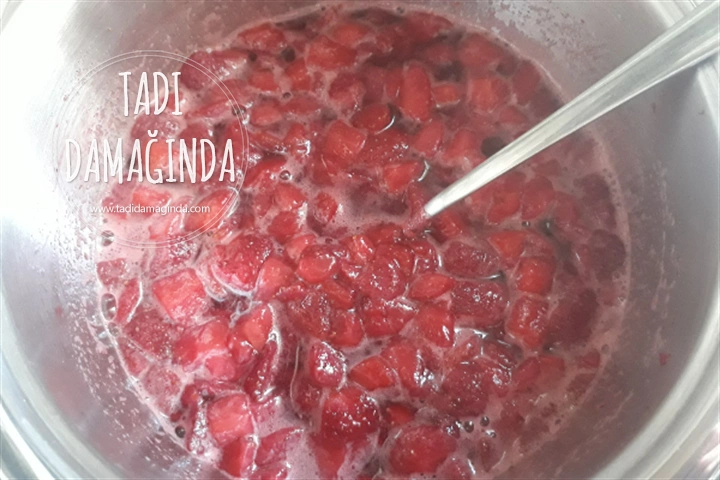 Ev Yapımı Çilekli Yoğurt