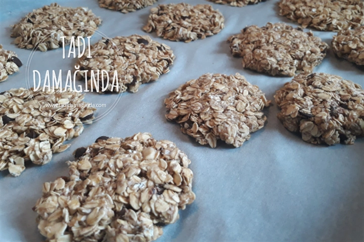 Yulaf Kurabiye (Unsuz Yağsız Vegan)