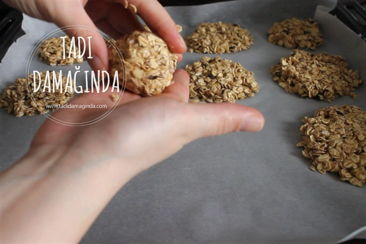 Yulaf Kurabiye (Unsuz Yağsız Vegan)