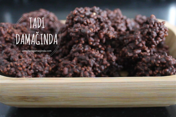 2 Malzemeli Çikolatalı Bulgur Patlağı