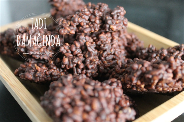 2 Malzemeli Çikolatalı Bulgur Patlağı