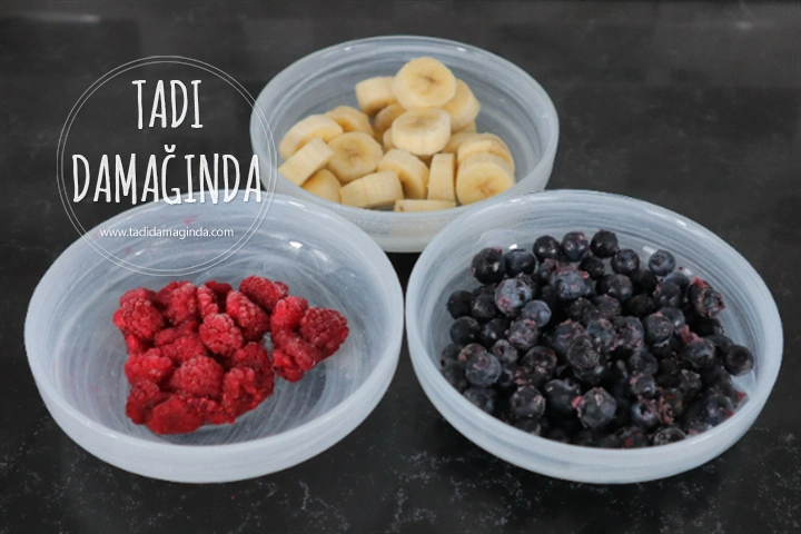 Orman Meyveli Muz Dondurması