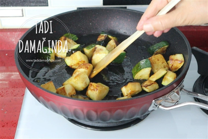 Tahinli Peynirli Kabak Mezesi