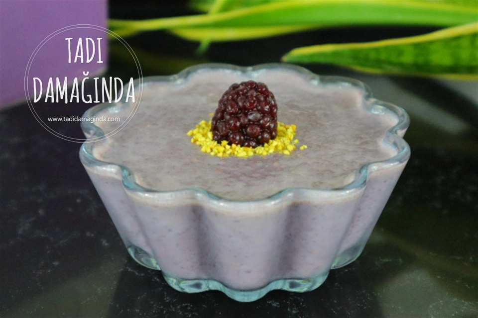 Böğürtlenli Chia Puding (Rafine Şekersiz)