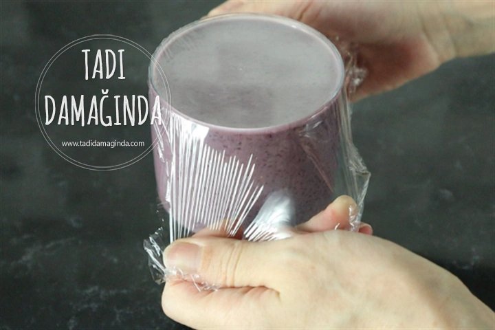 Böğürtlenli Chia Puding (Laktozsuz Kazeinsiz Rafine Şekersiz)