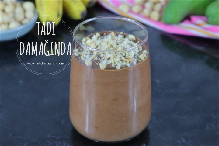 Kakaolu Fındıklı Avokado Puding (Şekersiz Glütensiz Vegan)