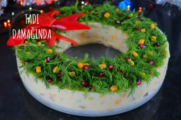 Yılbaşı Çelengi Patates Salatası