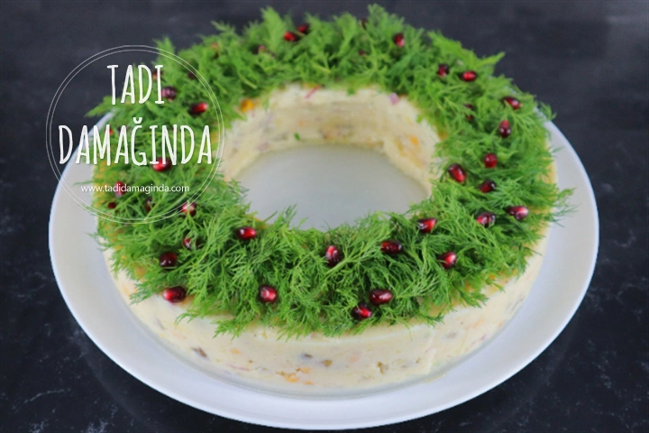 Yılbaşı Çelengi Patates Salatası