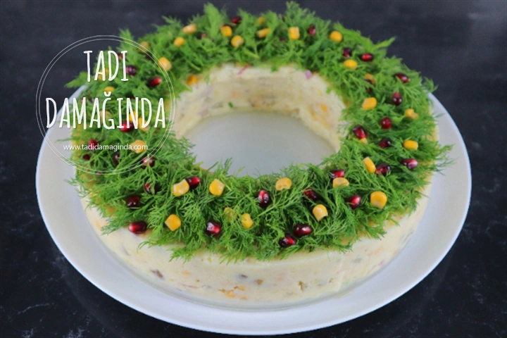 Yılbaşı Çelengi Patates Salatası