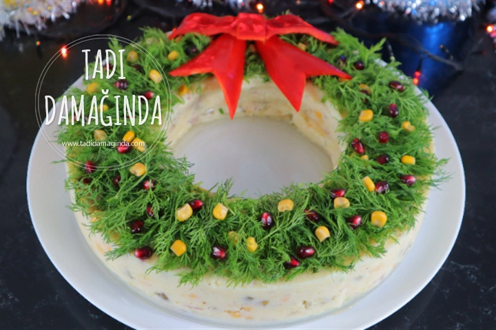 Yılbaşı Çelengi Patates Salatası