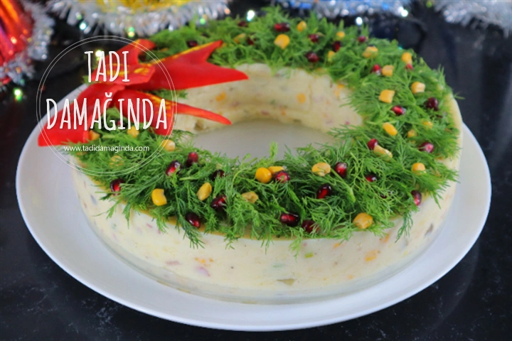 Yılbaşı Çelengi Patates Salatası