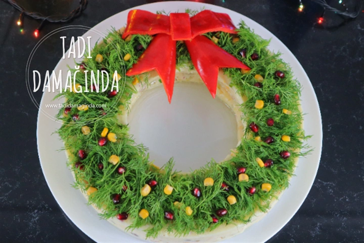 Yılbaşı Çelengi Patates Salatası