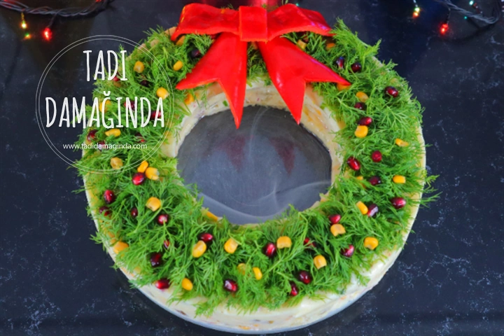 Yılbaşı Çelengi Patates Salatası