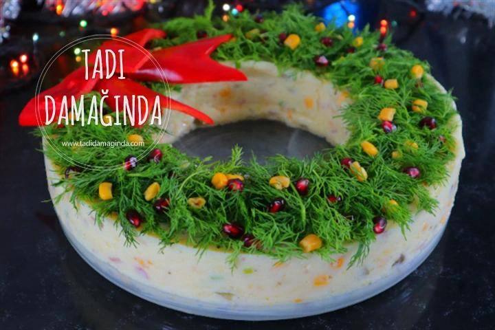 Yılbaşı Çelengi Patates Salatası