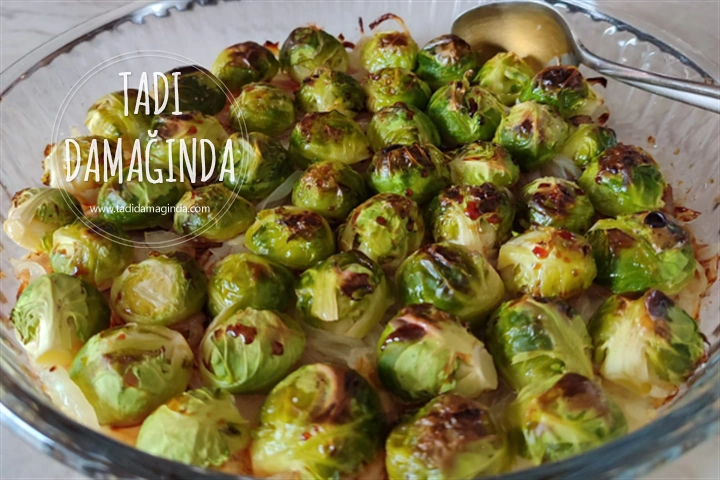 Soğanlı Nar Ekşili Brüksel Lahanası